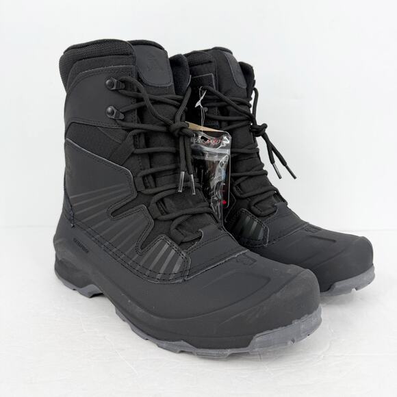 Kamik Mens Iceland Snow Boots US 12 EU 45 Black Grey Waterproof NWOB - Picture 5 of 13